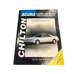 Chilton Acura 1986–1993 Repair Manual Integra Legend Vigor Shop Service Book GUC